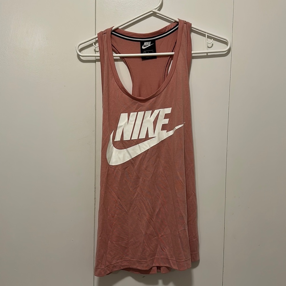 NWOT Nike pink tank top, size Large